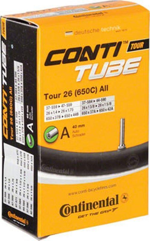 Continental Tour 26 x 1.25 - 1.75 40mm Schrader Valve Tube-Voltaire Cycles
