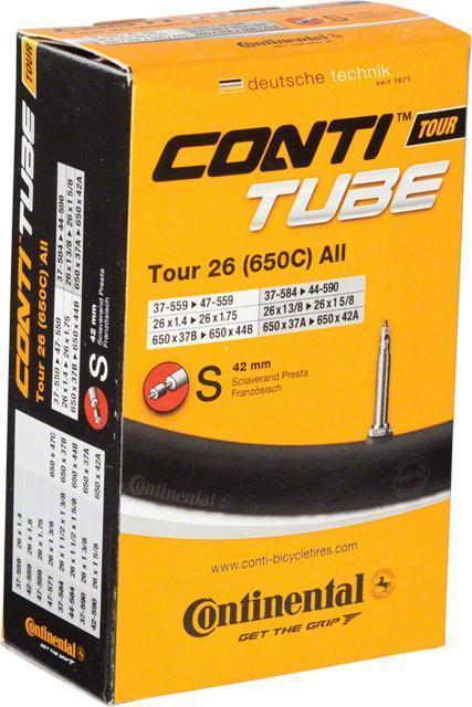 Continental 26" Presta Valve Tubes-Voltaire Cycles