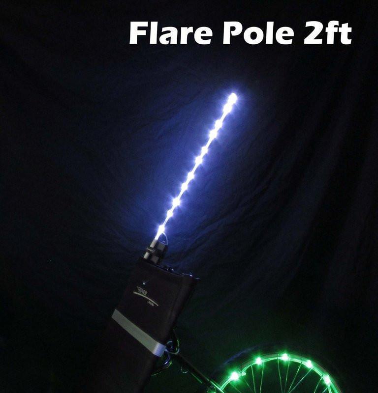 CycleLights 4ft Flare Pole