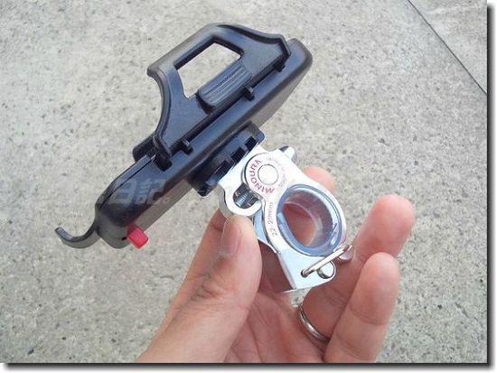 Minoura iH-400 Phone Grip with Fixed Type Clamp for Bicycle-Voltaire Cycles