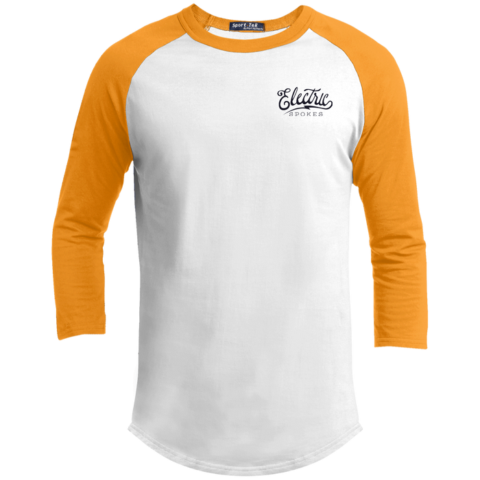 The Voltaire Cycles Baseball T-Shirt-Voltaire Cycles