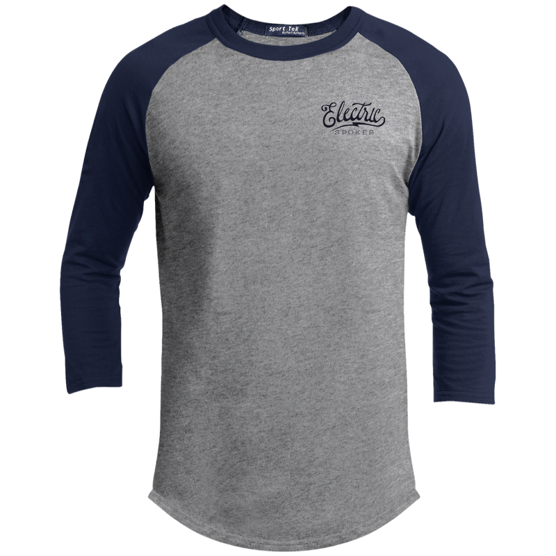 The Voltaire Cycles Baseball T-Shirt-Voltaire Cycles