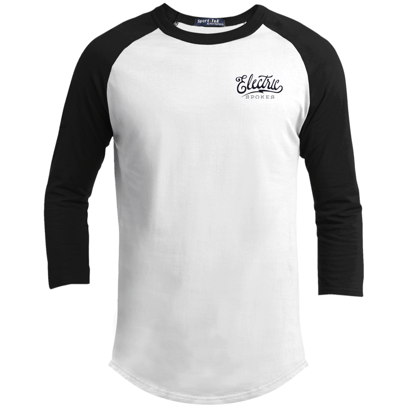 The Voltaire Cycles Baseball T-Shirt-Voltaire Cycles