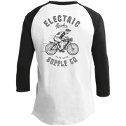 The Voltaire Cycles Baseball T-Shirt-Voltaire Cycles