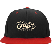 Voltaire Cycles Flat Bill High-Profile Snapback Hat-Voltaire Cycles