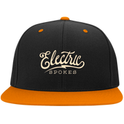 Voltaire Cycles Flat Bill High-Profile Snapback Hat-Voltaire Cycles