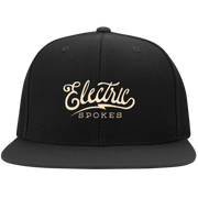Voltaire Cycles Flat Bill High-Profile Snapback Hat-Voltaire Cycles