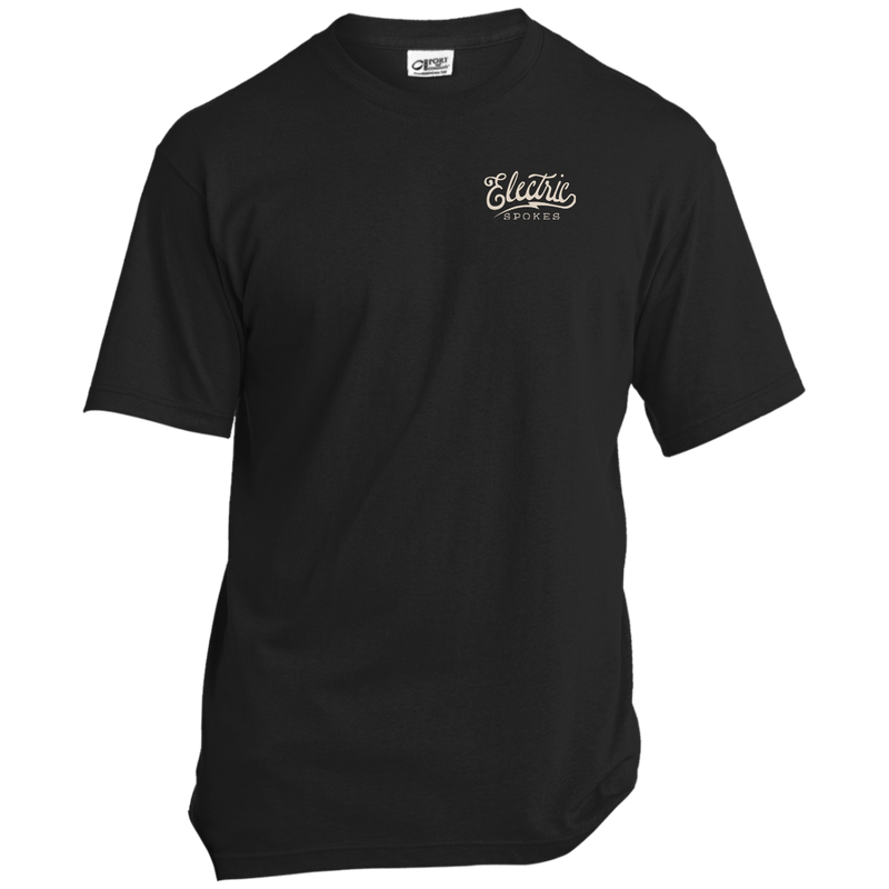 USA100 Port & Co. Made in the USA Unisex Voltaire Cycles T-Shirt-Voltaire Cycles