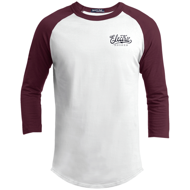 The Voltaire Cycles Baseball T-Shirt-Voltaire Cycles