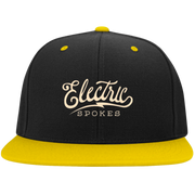 Voltaire Cycles Flat Bill High-Profile Snapback Hat-Voltaire Cycles