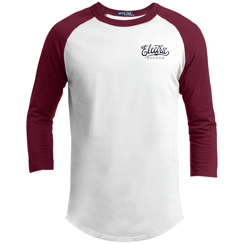 The Voltaire Cycles Baseball T-Shirt-Voltaire Cycles