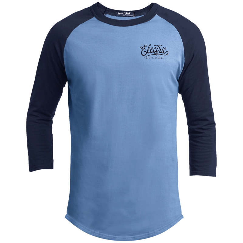 The Voltaire Cycles Baseball T-Shirt-Voltaire Cycles