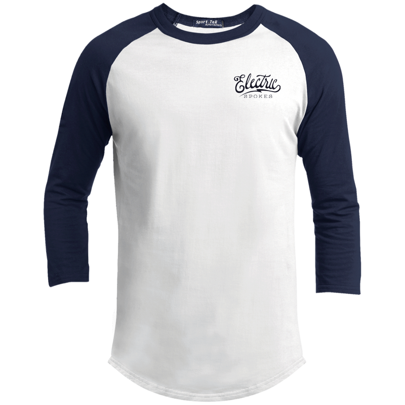 The Voltaire Cycles Baseball T-Shirt-Voltaire Cycles