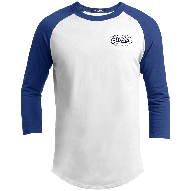The Voltaire Cycles Baseball T-Shirt-Voltaire Cycles