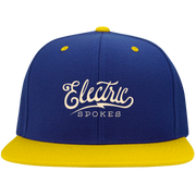 Voltaire Cycles Flat Bill High-Profile Snapback Hat-Voltaire Cycles