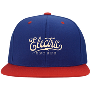 Voltaire Cycles Flat Bill High-Profile Snapback Hat-Voltaire Cycles