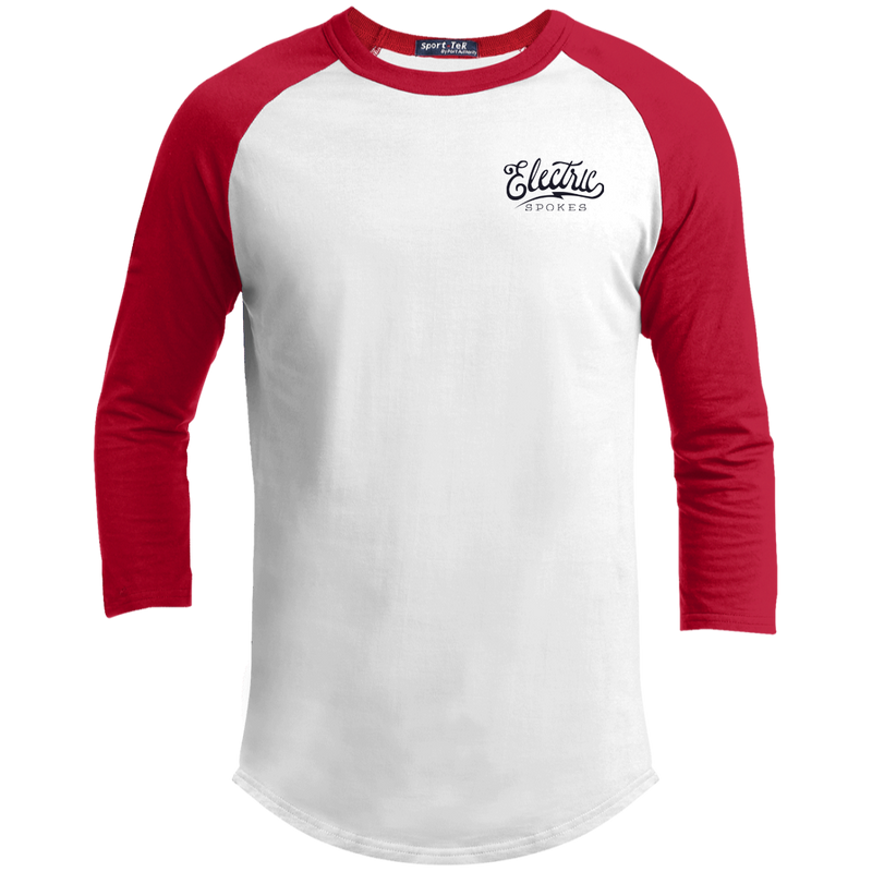 The Voltaire Cycles Baseball T-Shirt-Voltaire Cycles