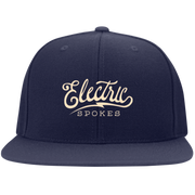Voltaire Cycles Flat Bill High-Profile Snapback Hat-Voltaire Cycles