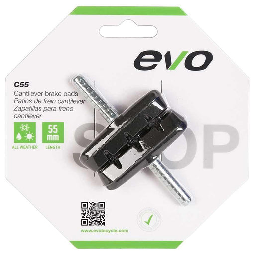 EVO, C55, Cantilever brake pads, 55mm, Threadless post-Voltaire Cycles
