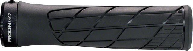 Ergon GA2 Evo Grips: Black-Voltaire Cycles