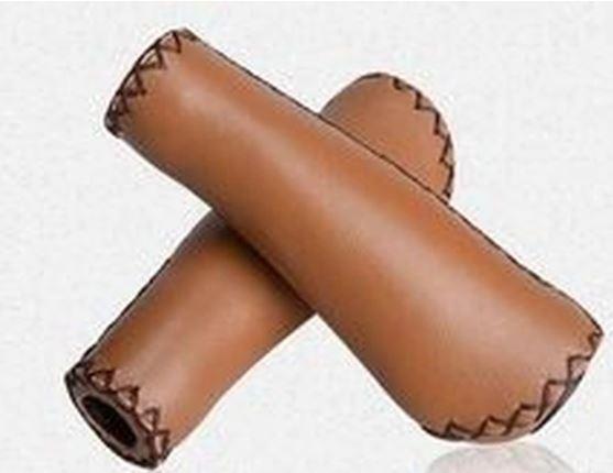 Bagi Bike Leather Hand Grips-The Electric Spokes Company