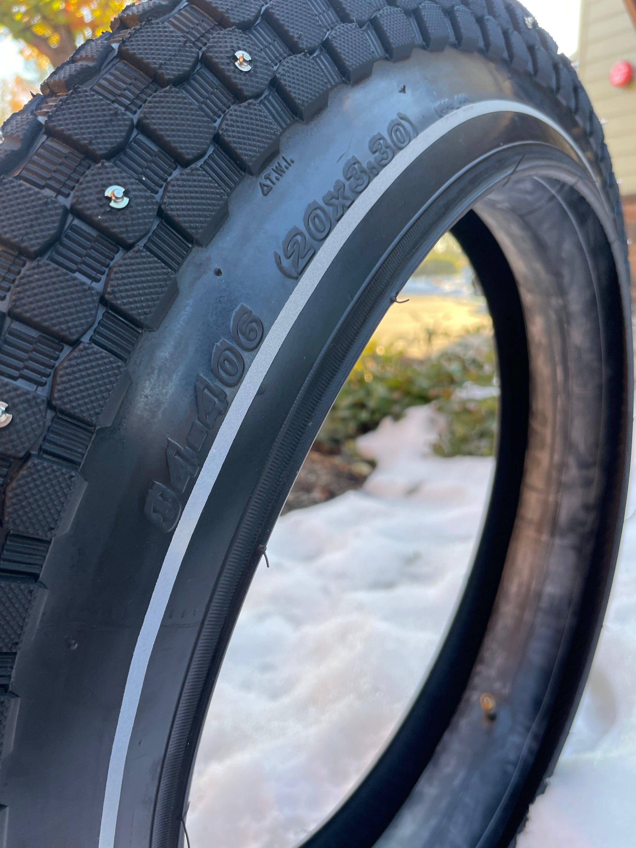20x3.3 Studded Bike Tire "VoltaireTooth" Kenda K RAD — Voltaire Cycles