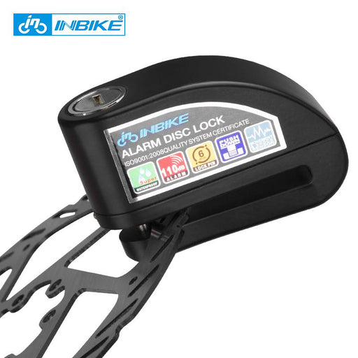 INBIKE Waterproof Bike Alarm Disc Lock Anti-theft Brake Disc Security Alarm-Voltaire Cycles