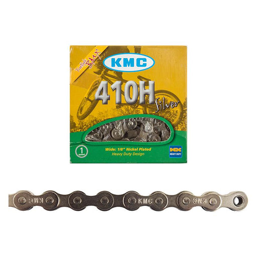 KMC 410H-NP Chain: 1/8" 98 Links Silver-Voltaire Cycles