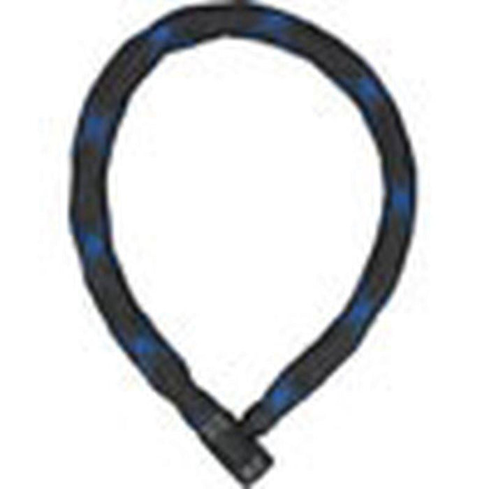 ABUS Keyed Chain Bicycle Lock Ivera 7210 Black/Blue 2 sizes-Voltaire Cycles