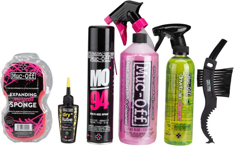 Muc-Off Bike Care Kit: Wash and Drivetrain Essentials-Voltaire Cycles