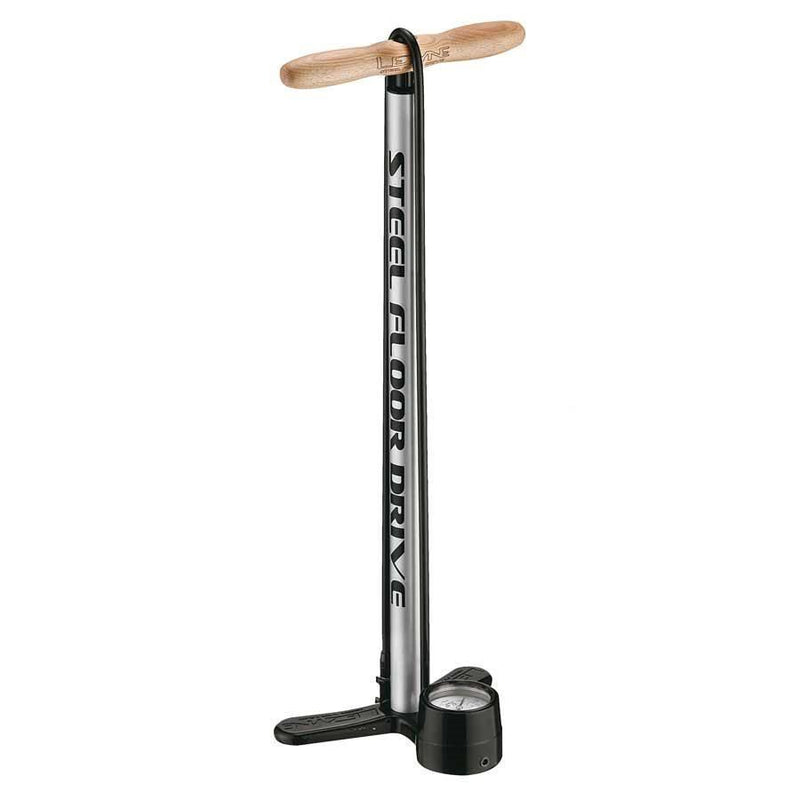 Lezyne Steel Floor Drive - Bicycle Pump-Voltaire Cycles