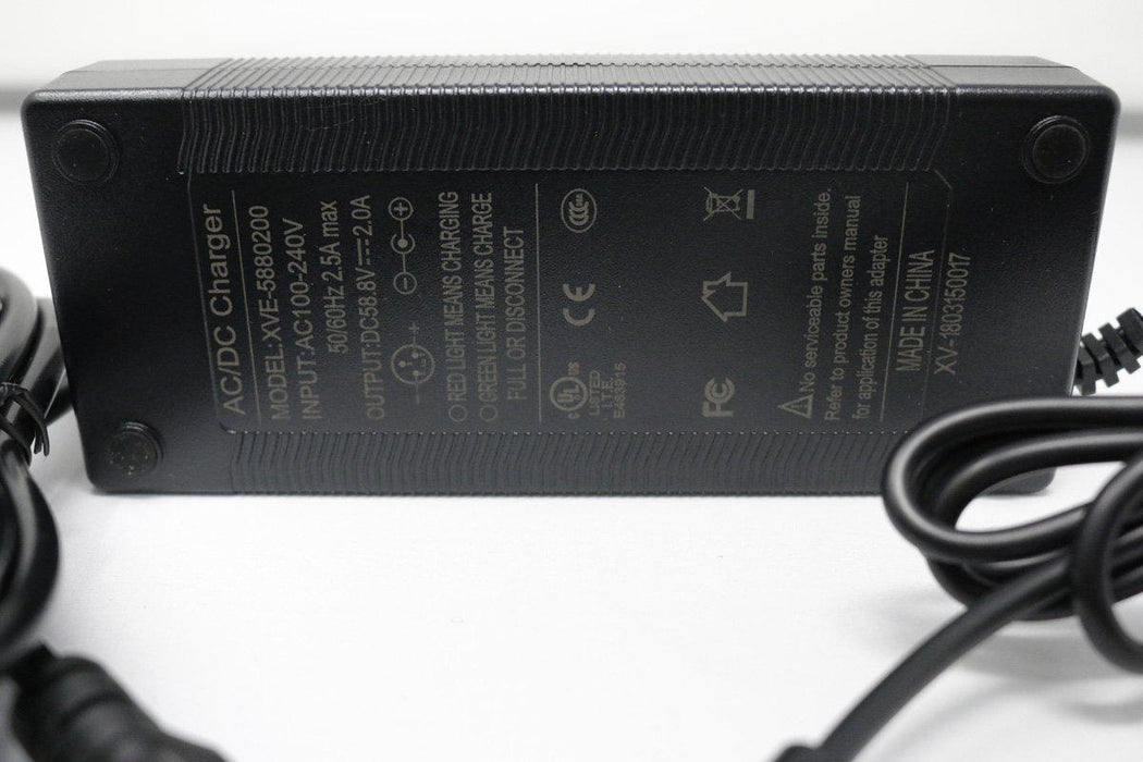 52v 2.0a Fan-Free Lithium Battery Charger from XVE-Voltaire Cycles