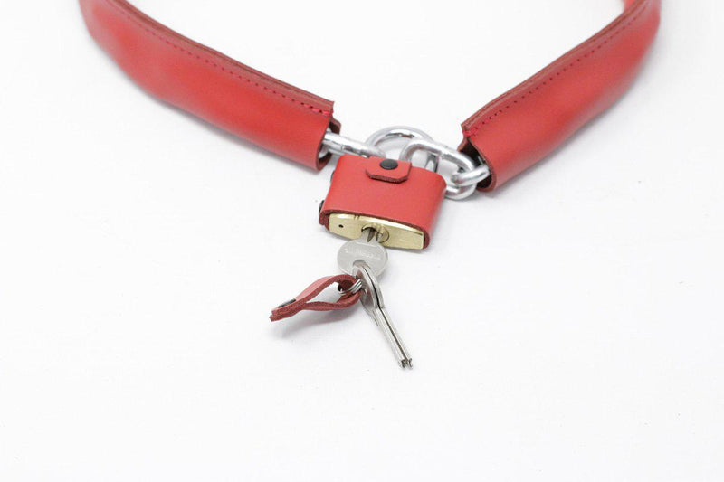 Handmade Leather Bicycle Chain Lock-Voltaire Cycles
