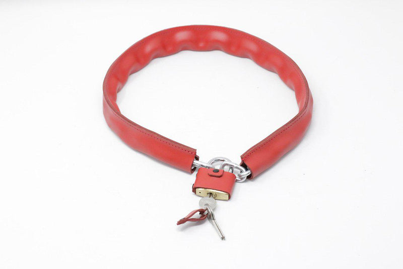 Handmade Leather Bicycle Chain Lock-Voltaire Cycles