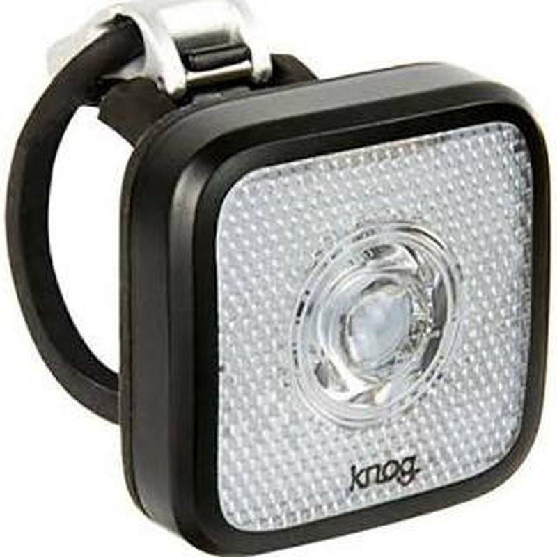 Blinder MOB - Front Bicycle Light USB Rechargeable by KNOG - Black/White - Eyeballer-Voltaire Cycles
