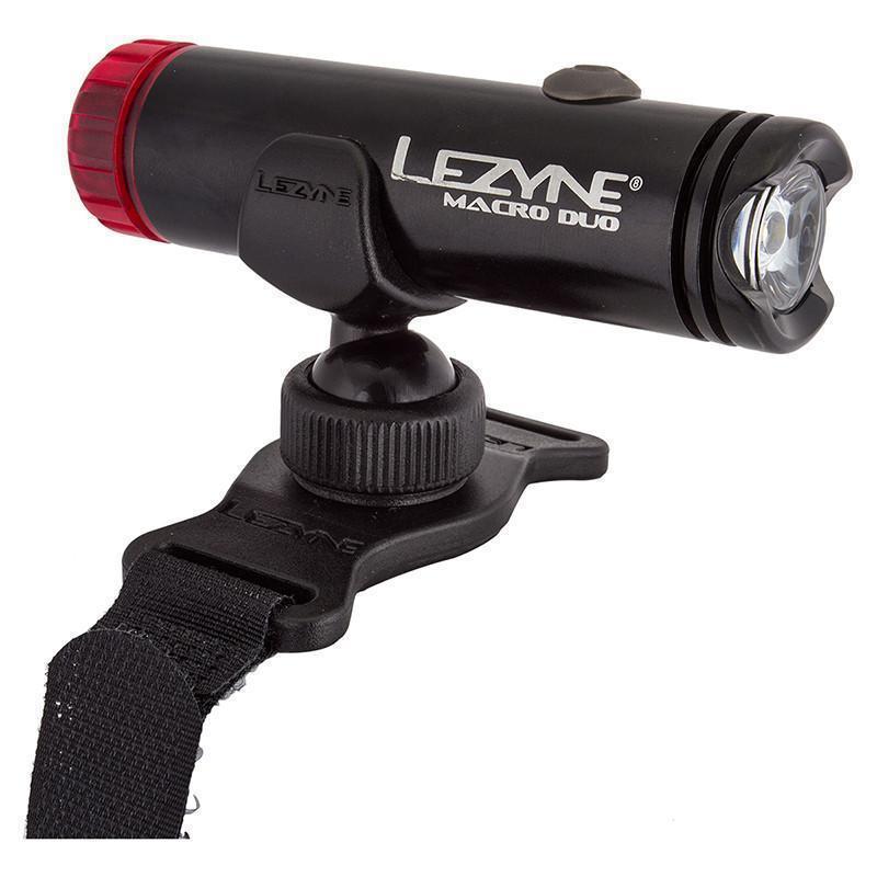 Lezyne Macro Duo Front and Rear LED Helmet Light-Voltaire Cycles