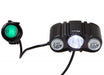 C3Sports MaxPatrol-600 DLX FRONT Police Bike Light-Voltaire Cycles