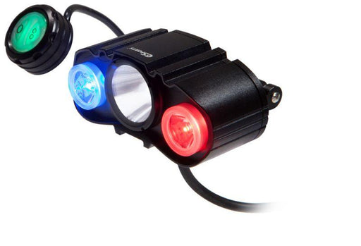 C3Sports MaxPatrol-600 DLX Combo Police Bike Light Set - Front & Rear-Voltaire Cycles