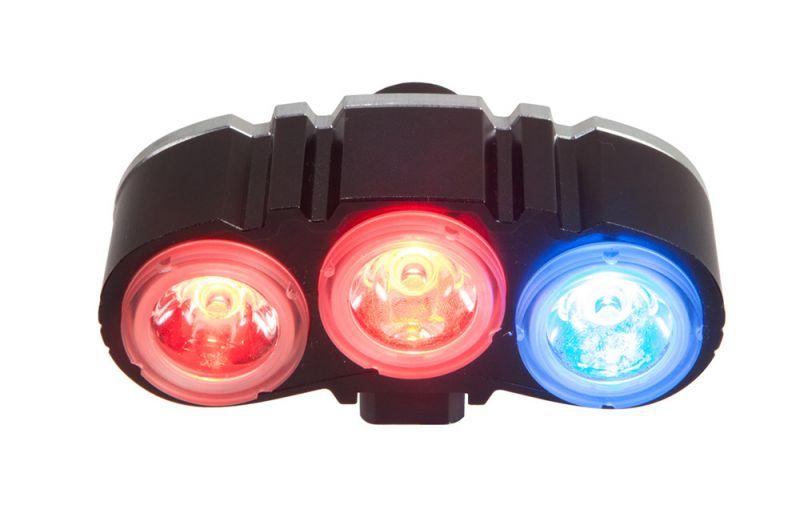C3Sports MaxPatrol-600 DLX FRONT Police Bike Light-Voltaire Cycles