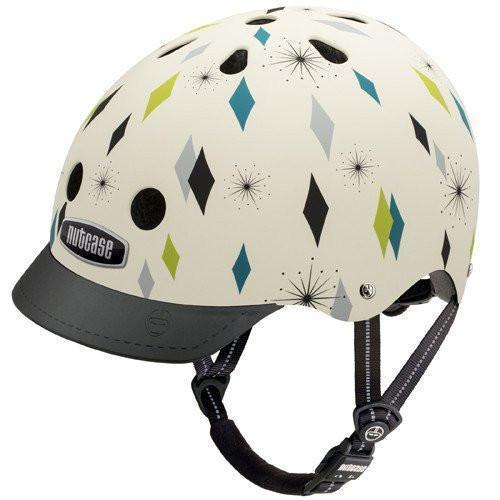 Nutcase Diamond Daze Matte Street Bicycle Helmet-Voltaire Cycles