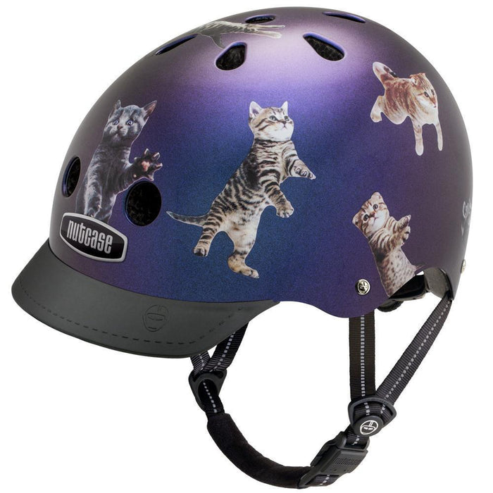 Nutcase Space Cats Street Helmet-Voltaire Cycles