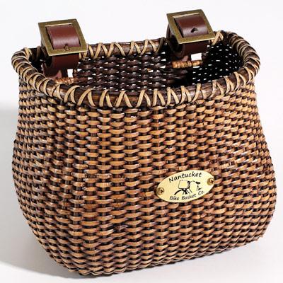Nantucket Basket Bike Company Basket, Lightship Child Classic Tapered, Stained-Voltaire Cycles