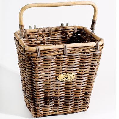 Nantucket Bike Basket Company TUCKERNUCK PANNIER BASKET w/ Hooks-Voltaire Cycles