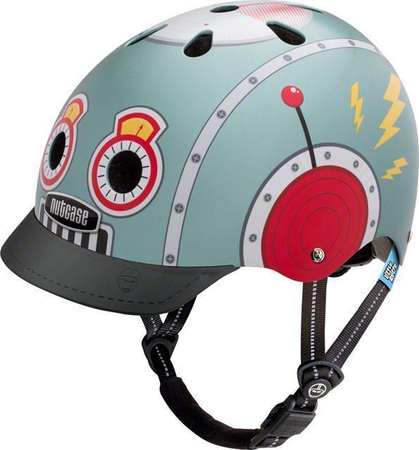 Nutcase Little Nutty Helmet: Tin Robot XS-Voltaire Cycles