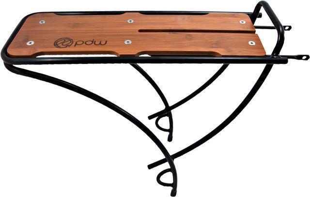 Portland Design Works PDW Payload Rear Rack: Steel with Bamboo