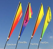 Purple Sky Fade Flag for Recumbent or Electric Bicycle-Voltaire Cycles