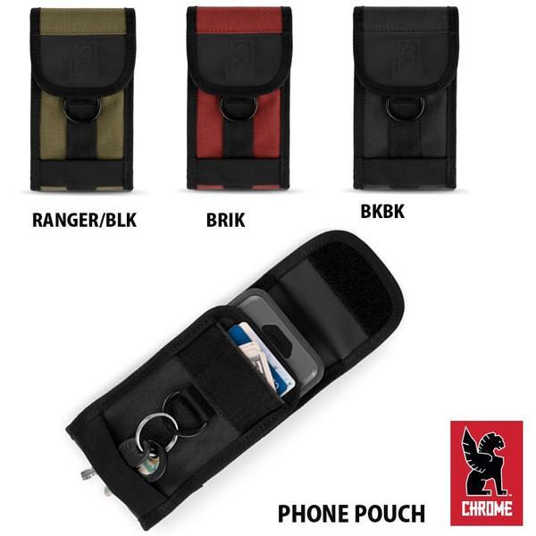Chrome Phone Pouch Bag-Voltaire Cycles