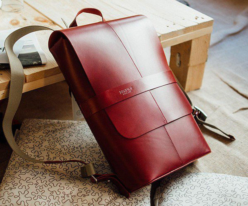 Brooks England Piccadilly DayPack Leather Backpack-Voltaire Cycles