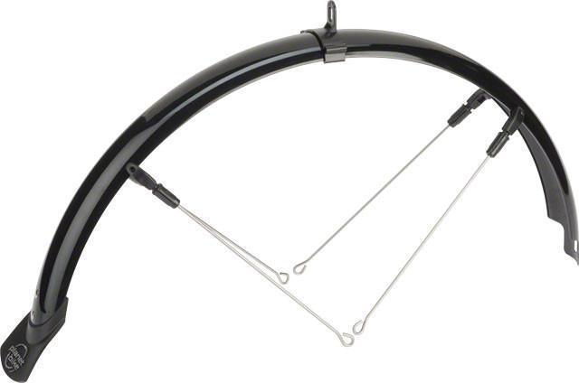 Planet Bike 20 inch Hardcore Recumbent 50mm Rear Fender with Release Tabs, Black-Voltaire Cycles