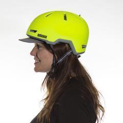 Nutcase Tracer Spark Yellow Bicycle Helmet-Voltaire Cycles